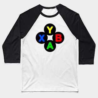 Xbox Style Buttons Baseball T-Shirt